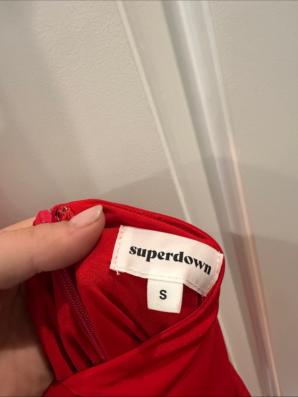 superdown Red Mini Dress - Picture 2 of 3